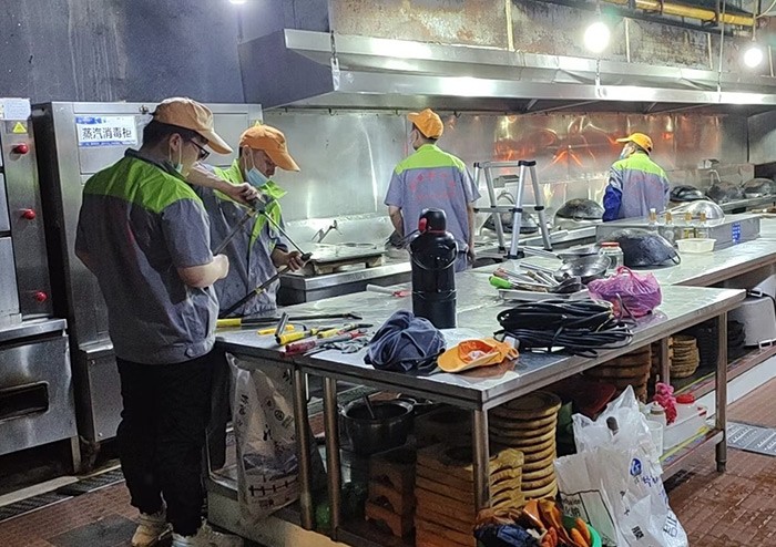 大型油烟机清洗